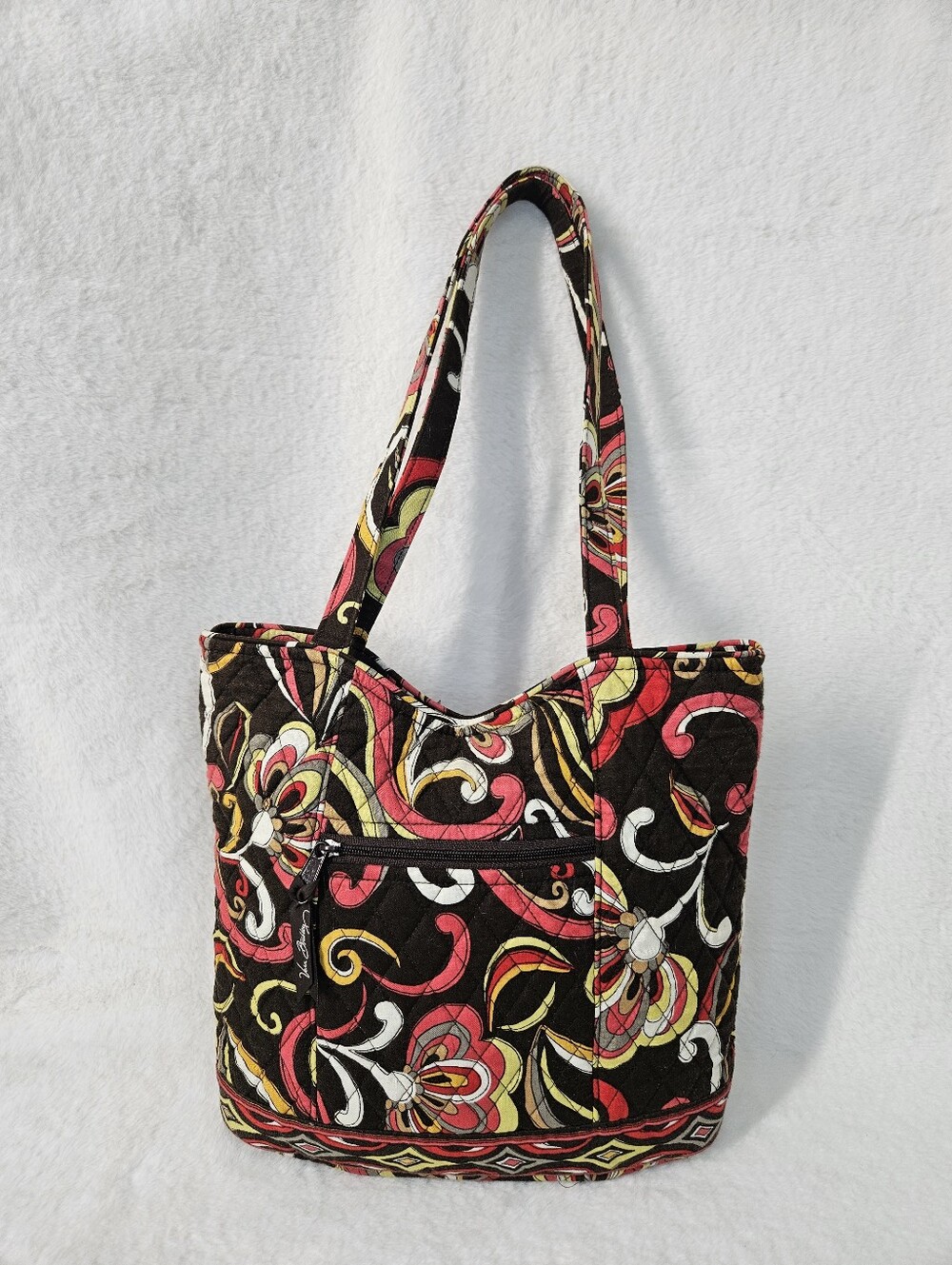 Vera Bradley Quilted Puccini Bucket Tote Bag